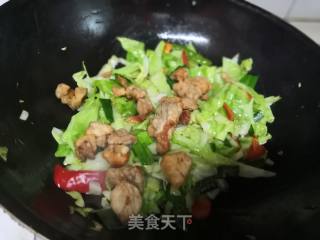 Stir-fried Cabbage with Oil Pile recipe