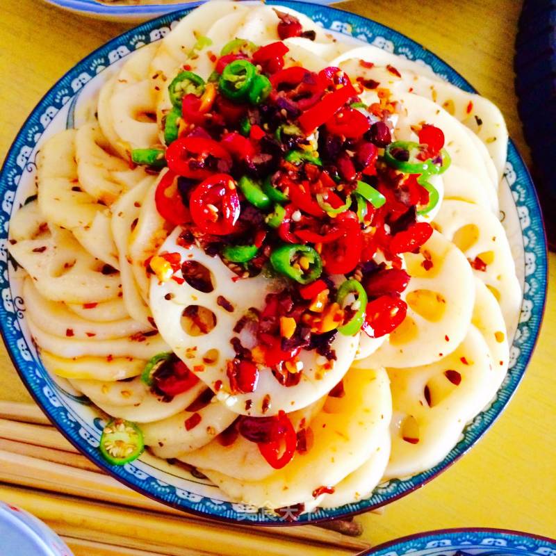 Sweet and Sour Lotus Root Slices recipe