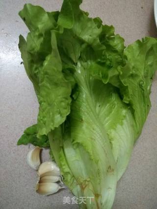 Lettuce in Oyster Sauce recipe