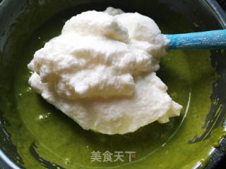 Spinach Juice Chiffon recipe
