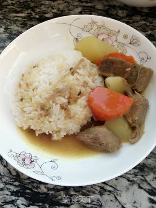 Curry Beef Rice recipe