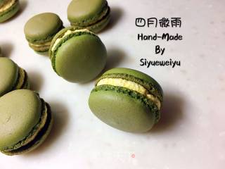 #trust之美# Matcha Macaron recipe