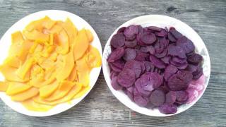 Golden Purple Sweet Potato Bread recipe
