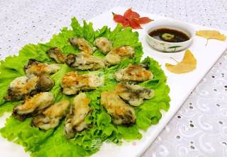 Fried Oysters on Iron Plate recipe