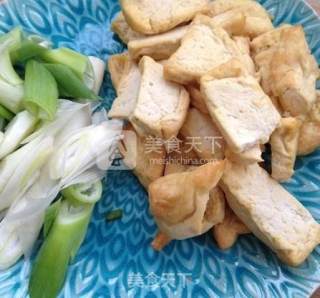 Stir-fried Tofu with Soy Sauce recipe