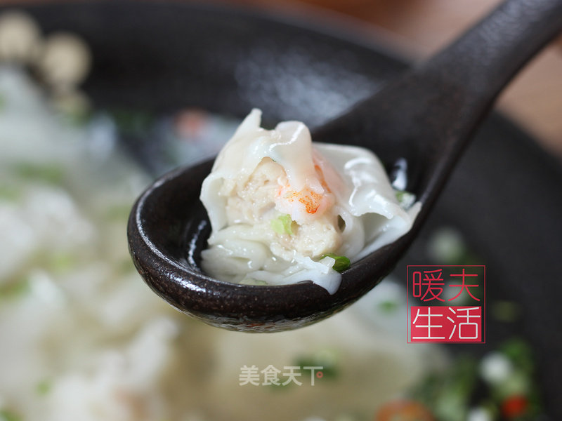 Wonton Wonton with Fresh Meat and Shrimp recipe