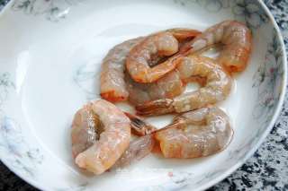 Fried Peas with Shrimp recipe