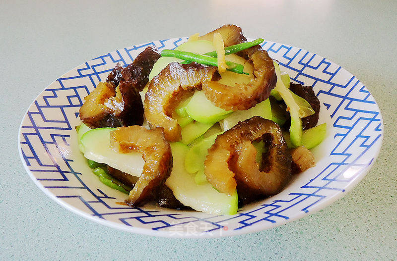 Sea Cucumber Fried Gassho Melon recipe