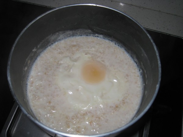 Milk Oatmeal Nest Egg recipe