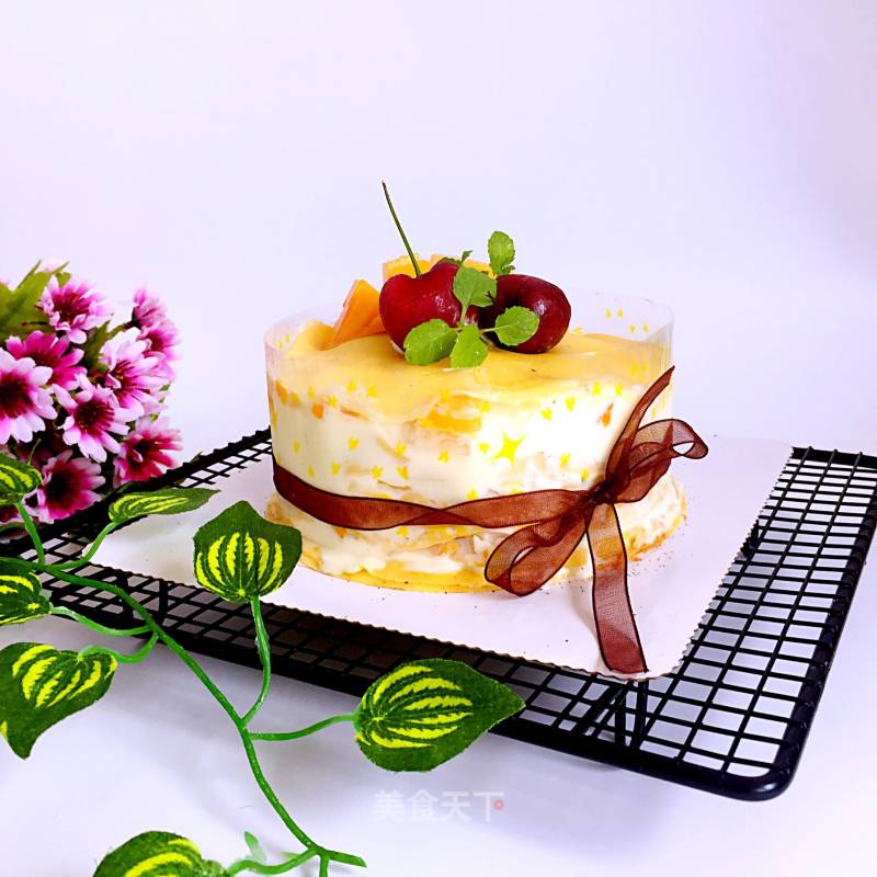 Mango Oreo Layer Cake recipe