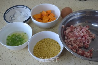 Millet Pumpkin Boiled Meatballs recipe