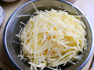 Green Pepper and Potato Shreds recipe