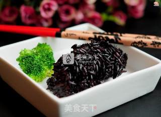 Steamed Spare Ribs with Black Rice recipe