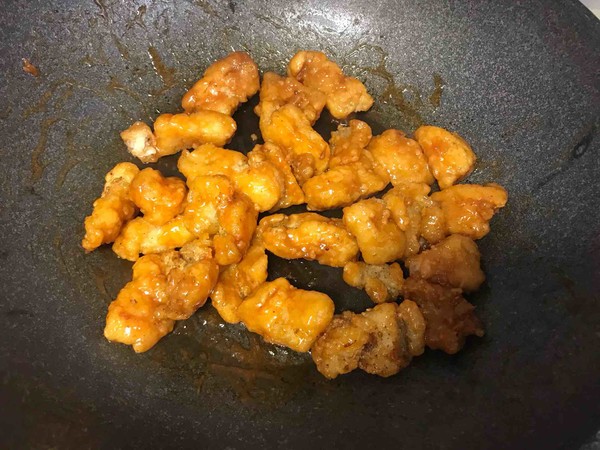 Sweet and Sour Fish Nuggets recipe