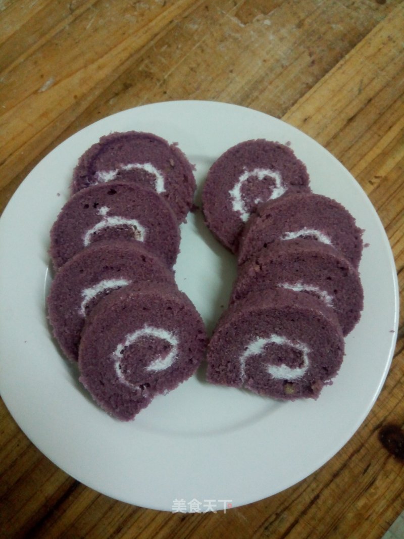 Taro Cake Roll recipe