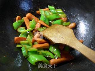 Stir-fried Peppers with Fresh Sausage recipe