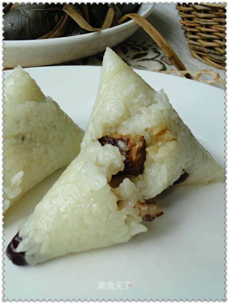 【dragon Boat Festival-zongzi】golden Dates and Bacon Zongzi