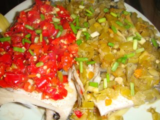 Double Chopped Pepper Fish Head recipe