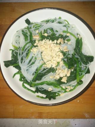 Spinach Mixed Vermicelli recipe