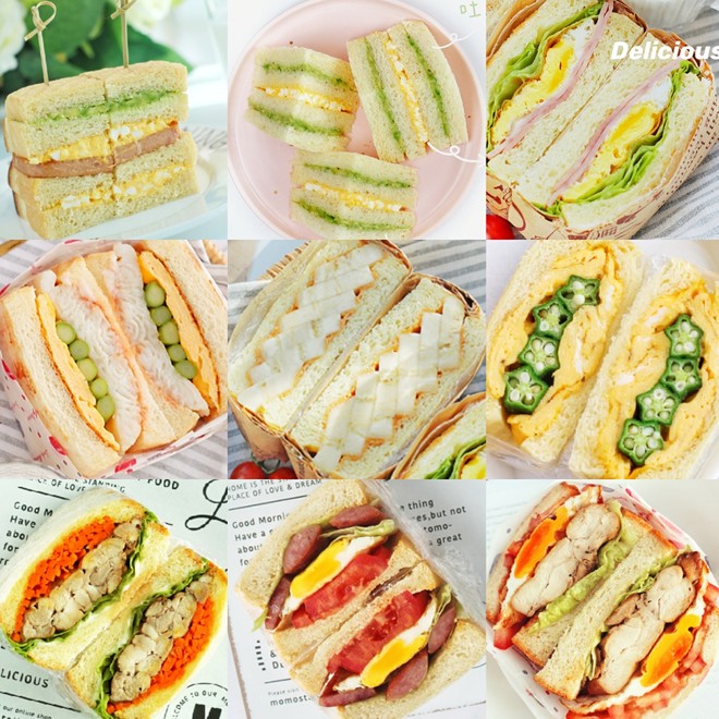 ‼ ️everything Can be Sandwiched with Toast Sandwiches, Healthy, Fat-reducing and Delicious, Not Heavy Every Day! (continuously Updating...)
