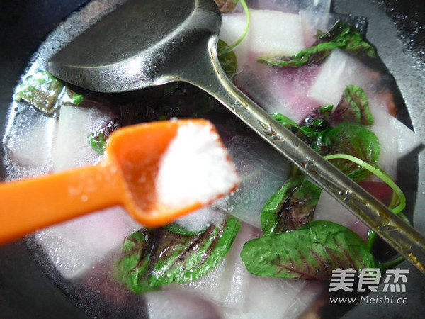 Red Amaranth and Winter Melon Soup recipe