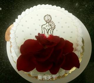 Valentine's Day Rose Cake recipe