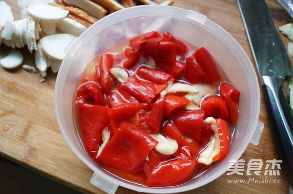 Stir-fried Fish Tofu with Pickled Peppers recipe