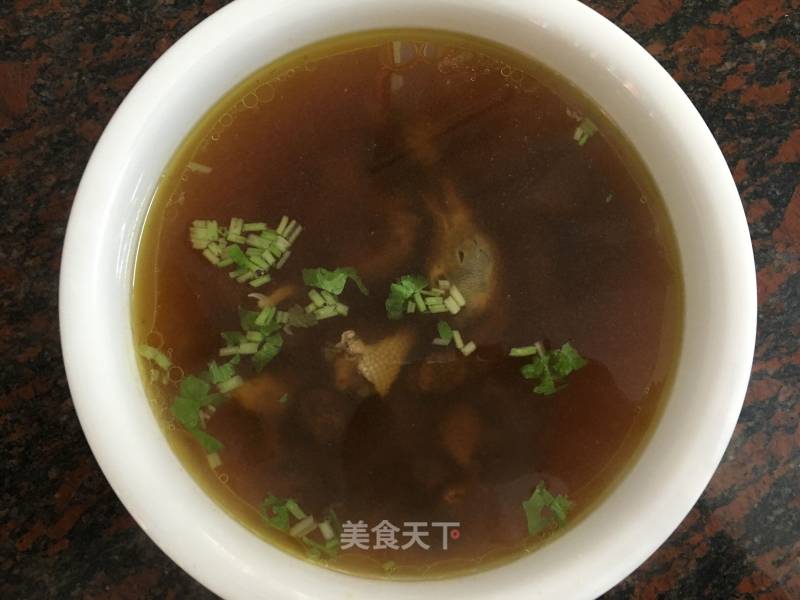 Hime Matsutake and Pigeon Soup recipe