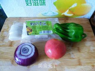 Tomato Braised Rice Cake recipe