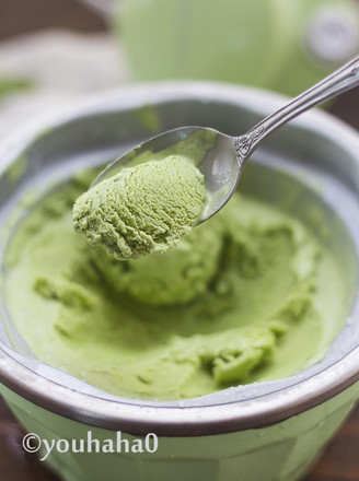 Matcha Yogurt Ice Cream recipe