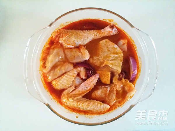 Hometown Chicken Curry-making Hometown Dishes in Guangbo Oven recipe