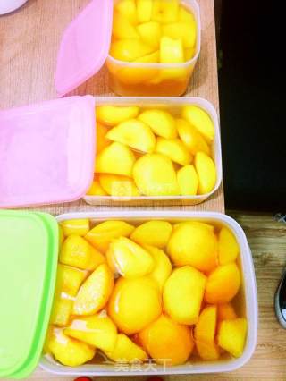 Canned Yellow Peach recipe