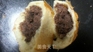 Low-oil and Low-sugar Red Bean Paste Buns (with Red Bean Paste) recipe