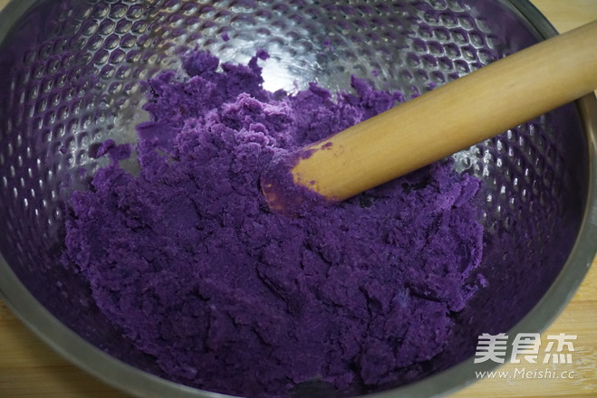 Purple Sweet Potato Crystal Cake recipe