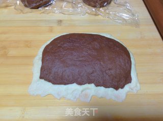 【honey Beans and Cocoa Two-color Toast】——manually Shaping Bread Machine Version recipe