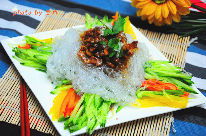 Stir-fried Pork with Colored Silk recipe