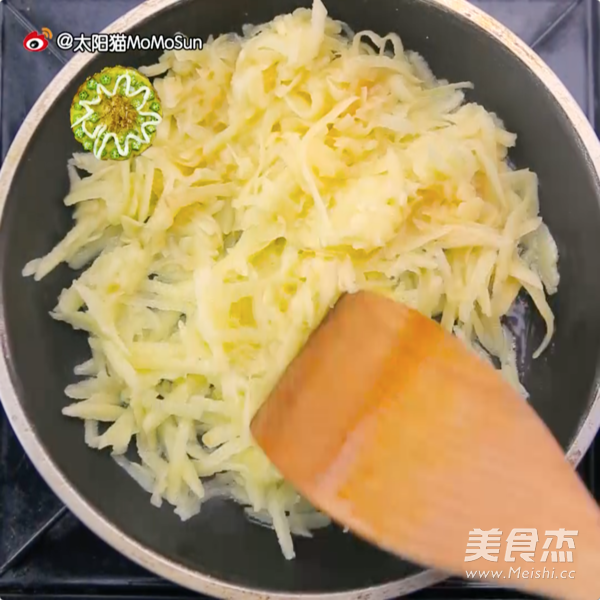 Okra Egg Potato Pancake｜sun Cat Breakfast recipe