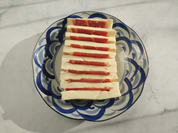 Ham Steamed Tofu recipe