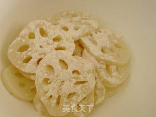 Soft Fried Lotus Root Slices recipe