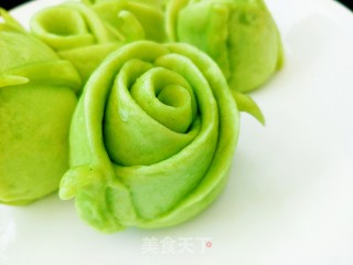 Green Rose Mantou recipe