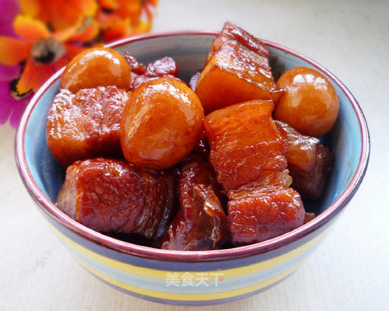 Roast Pork with Quail Eggs recipe