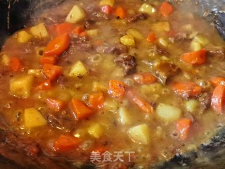 Curry Beef Baked Rice recipe