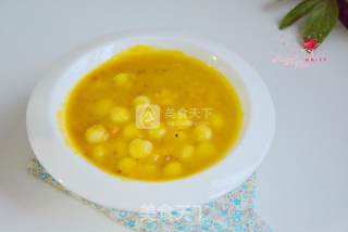 Pumpkin Glutinous Rice Soup recipe