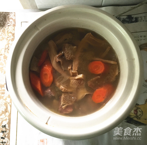 Cured Duck Soup with Bamboo Shoots recipe