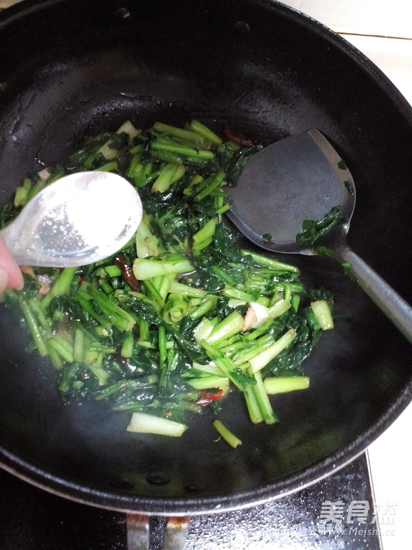 Stir-fried Moss with Shredded Pork recipe