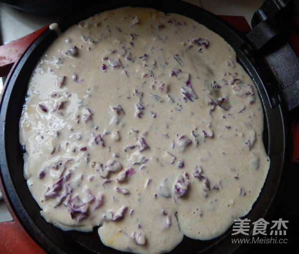 Purple Cabbage Pancakes recipe