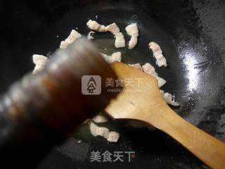 Stir-fried Pork Belly with Lettuce recipe