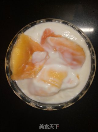 Papaya Mixed with Yogurt recipe
