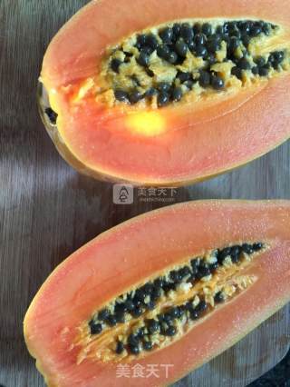 Papaya Coconut Juice Cup recipe