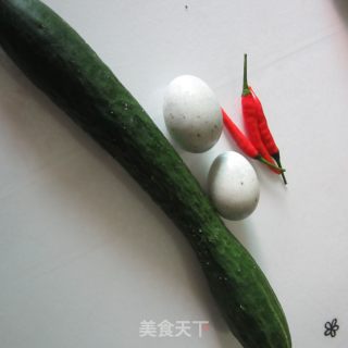 Preserved Egg with Cucumber recipe